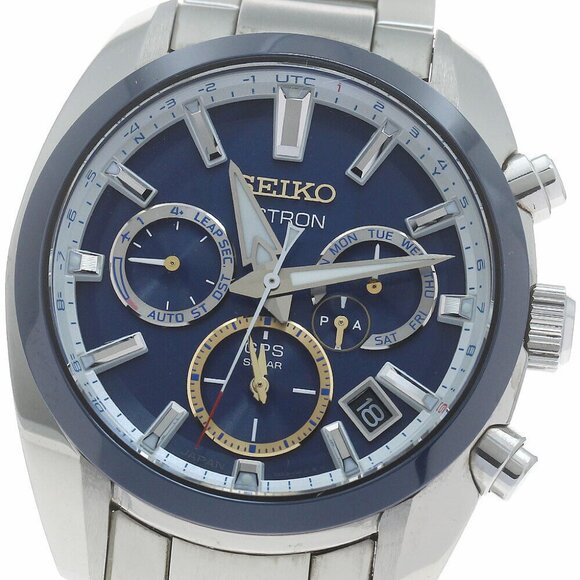 SEIKO Astron SBXC045/5X53-0AT0 GPS Solar Powered Radio Men's Watch_876426 - Picture 1 of 7